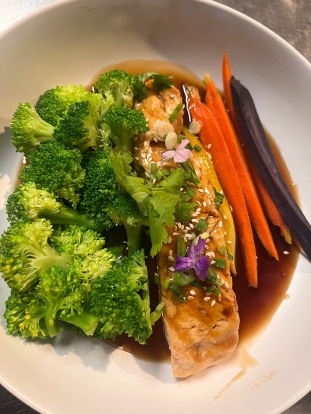 Teriyaki Salmon.