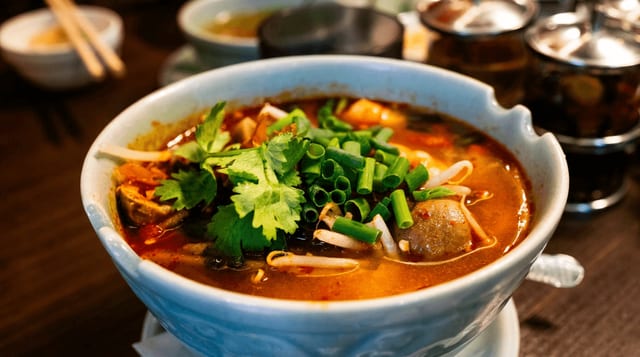 Tom Yum Boat Noodles.