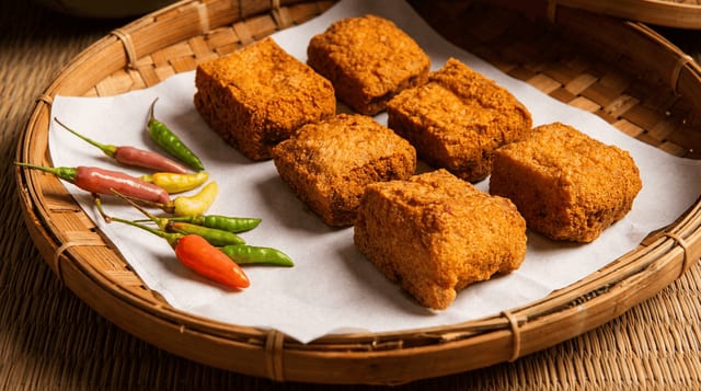 Crispy Spicy Fried Tofu.
