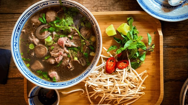 Pho Sirloin, Meatball & Brisket.