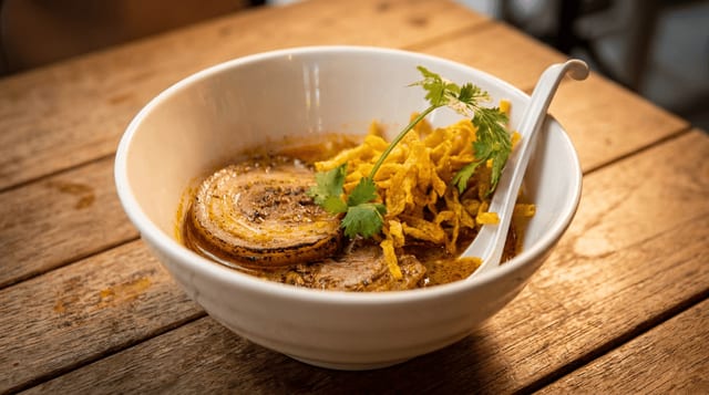 Khoa Soi Curry Noodles.