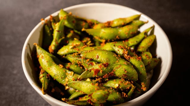 Spicy Edamame.